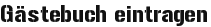 Gästebuch eintragen